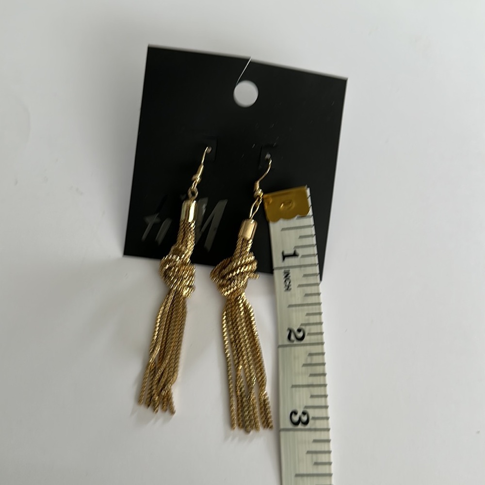 H&M long knotted earrings - Picture 4 of 4